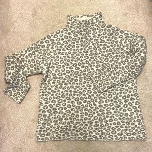 Mock neck cozy sweater